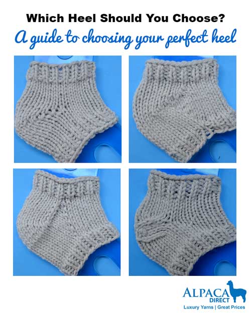 Learn An Easy Way To Choose Your Sock Heel Style | Sock Knitting