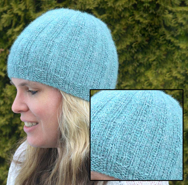 Down to Earth Alpaca Wool Beanie Hat with Tassel & Diamond Pattern Casual Winter Diamond Beanie Crochet Pattern - Hooked on Homemade Happiness main image 4