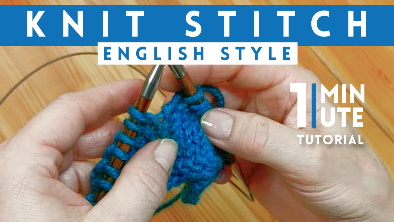 The Knit Stitch (English Style)