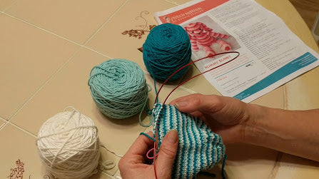 Helix Stripe Knitting Tutorial
