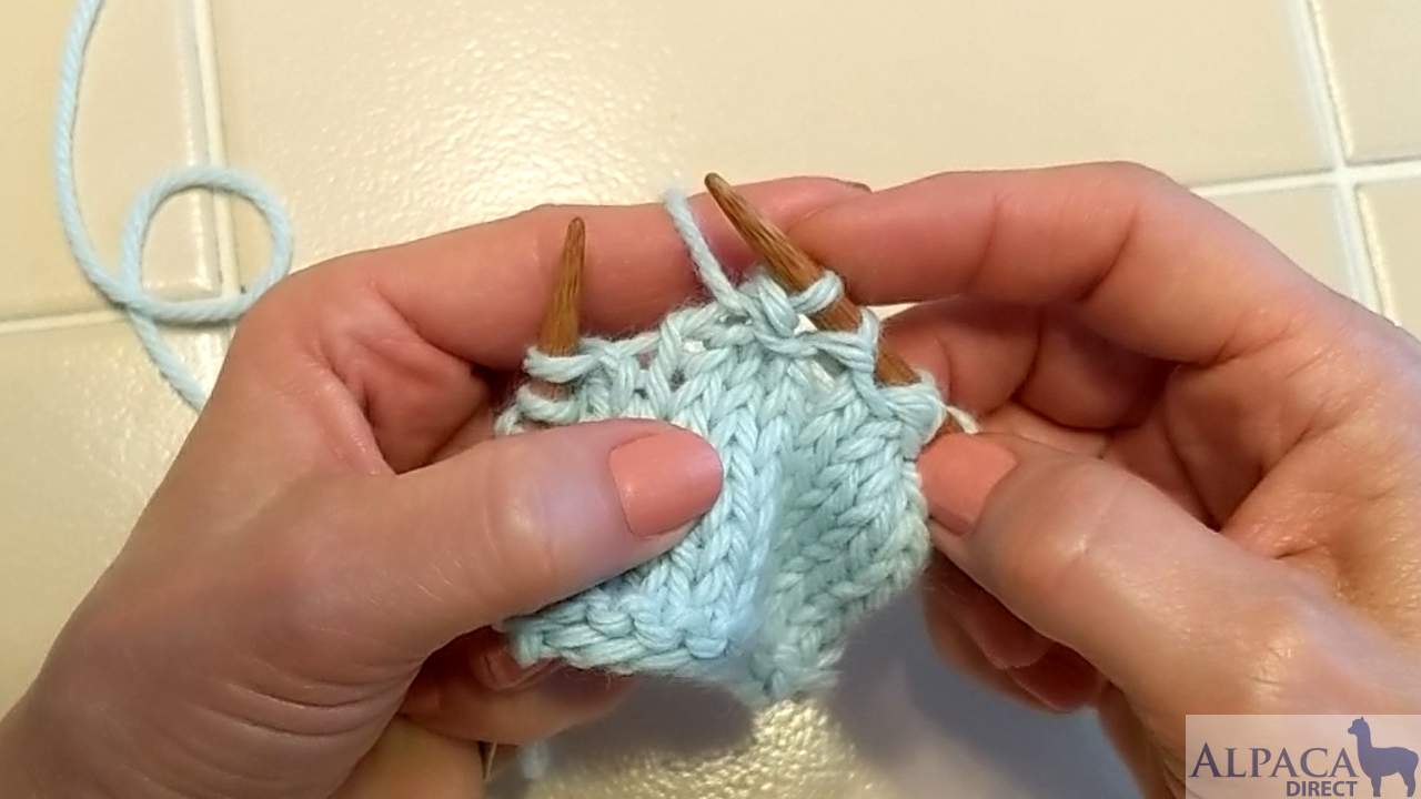 How to Knit the P3tog (Purl Three Together) Knitting Decrease Stitch