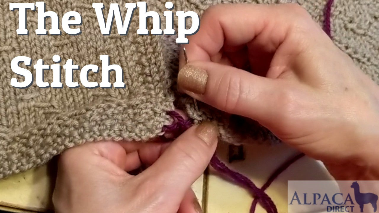How to Knit: The Whip Stitch Knitting Technique