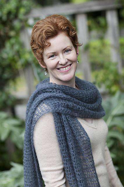 Kelly's Frothy Crocheted Scarf and Wrap by Churchmouse Yarns and Teas