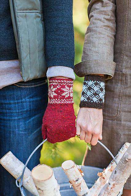 Colorwork Cuffs and Mittens by Churchmouse Yarns and Teas