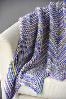 Hills and Valleys Blankie by Universal Yarn