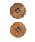 JHB Amazon Brown 7/8" (22MM) Buttons 2 piece, 4 hole #56