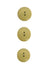 La Mode Beige 7/8" (22MM) Buttons 2 hole 3 piece #32000