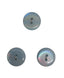 La Petite iridescent blue 5/8 in (16MM) Buttons 3 piece, 2 hole #548-Notions-Alpaca Direct-Alpaca Direct