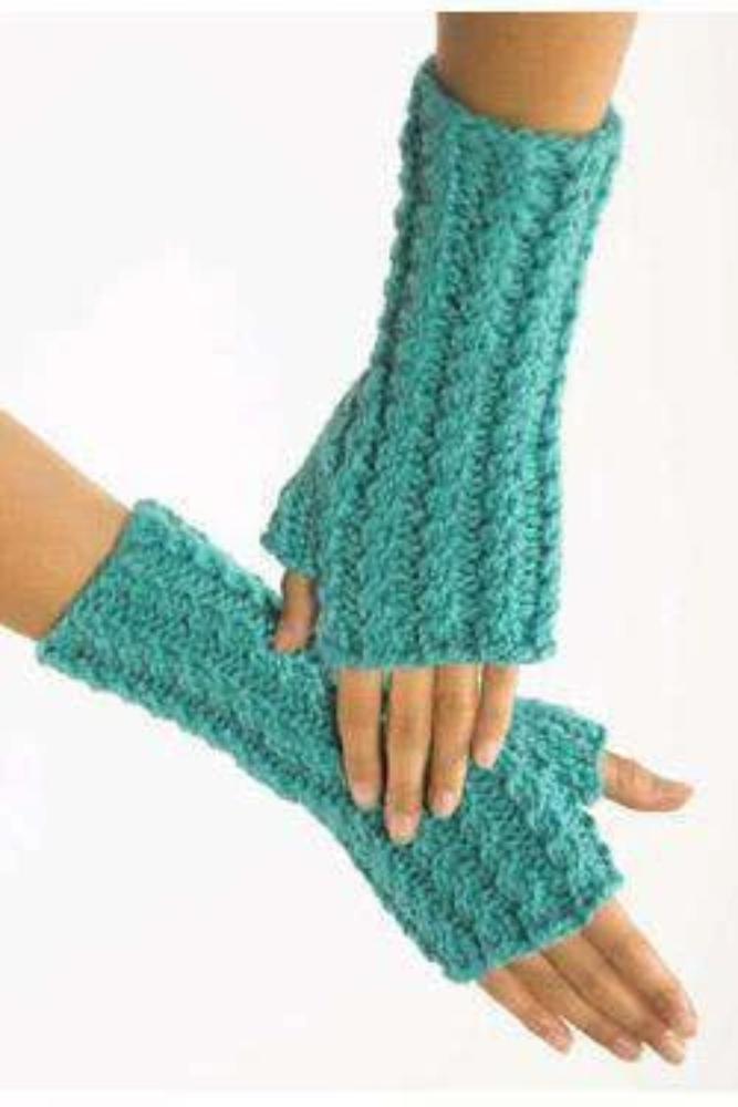 Baby Alpaca Grande Fingerless Gloves  *Free Knitting Pattern*