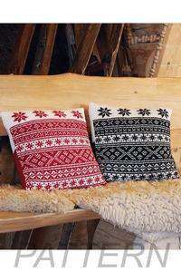 Debbie Bliss 26 Snowflake Cushions PATTERN ONLY