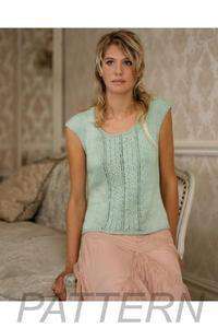 Debbie Bliss Capsleeved Top PATTERN ONLY