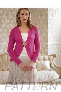 Debbie Bliss Curved edge Jacket PATTERN ONLY