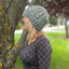 Alpaca Cabled 2 Color Hat-Apparel-Alpaca Direct-Grey / Ivory-Alpaca Direct