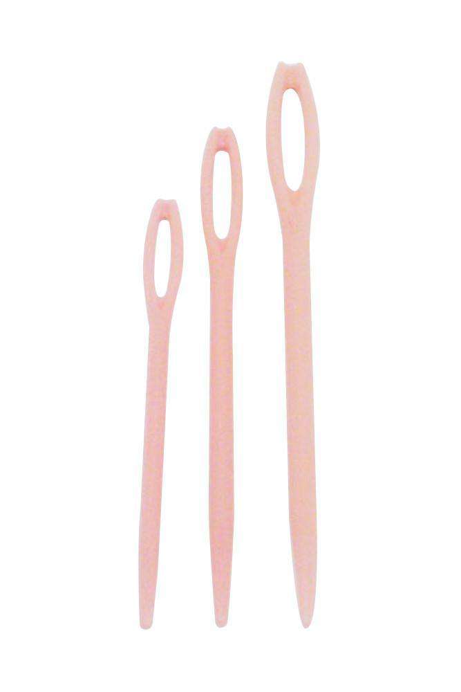 Kinki Amibari - Pink Plastic Yarn Darning Needles