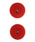 La Mode Red 3/4 in (19MM) Buttons 2 piece, 2 hole #3737