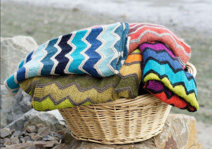 Missoni-Inspired Lap Blanket by Diana Harker  *Free Pattern*