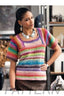 Noro 16 Saddle Shoulder Colorblock Top PATTERN ONLY-Patterns-Noro-Alpaca Direct