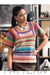 Noro 16 Saddle Shoulder Colorblock Top PATTERN ONLY