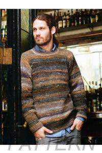 Noro 19 Man's Ribbed Sweater PATTERN ONLY