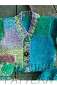 Noro 32 Baby Boy Cardigan PATTERN ONLY