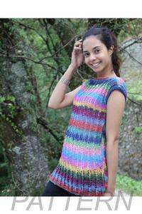 Noro Ladies' Top PATTERN ONLY
