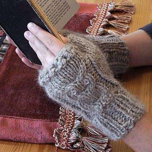 Owl Study Gloves - Free Pattern