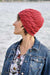 Traveling Cables Beanie by Linda Daniels