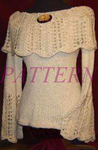 White Lies Designs - Carina Pullover Sweater Pattern #123