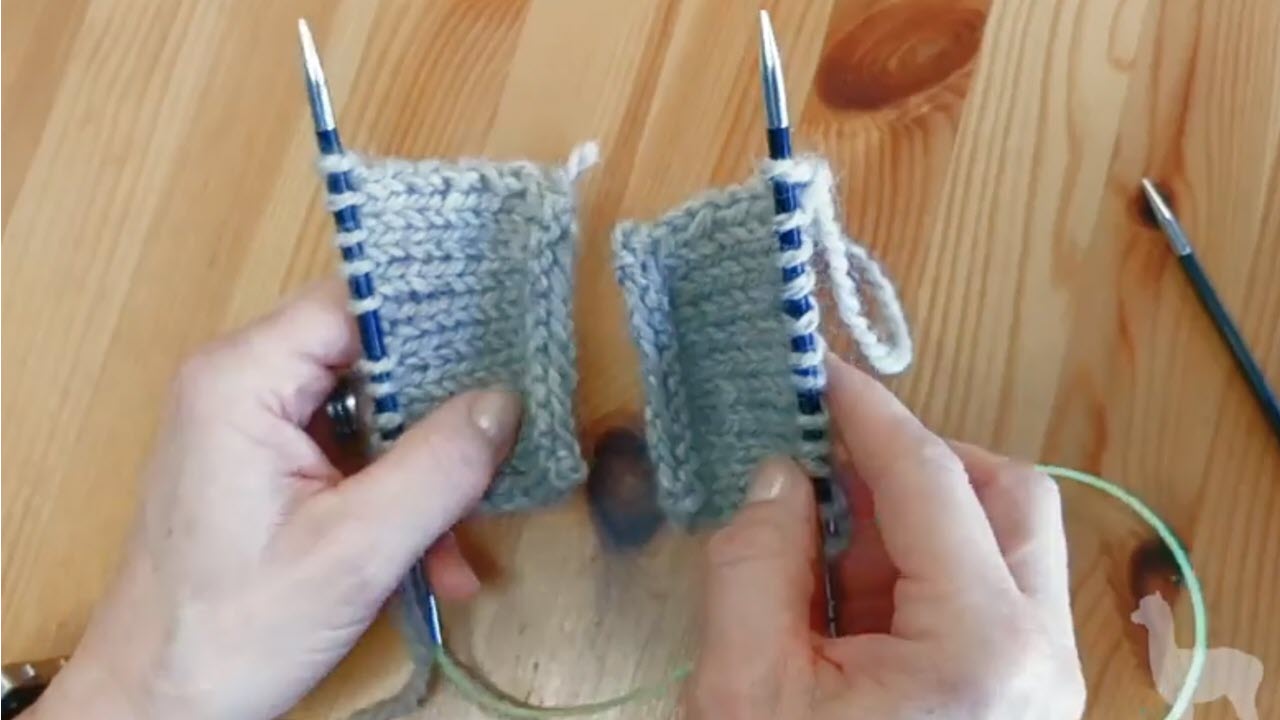 Three-Needle Bind-Off Knitting Tutorial