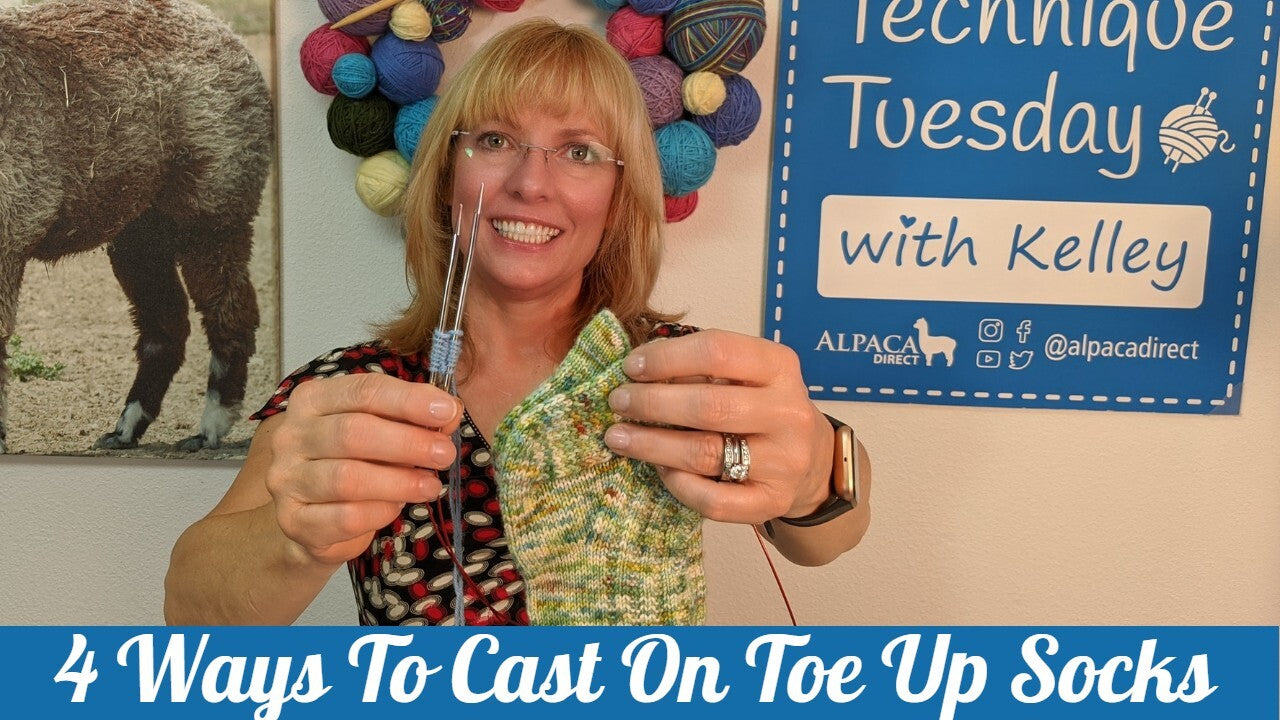 4 Ways to Cast-On Toe-Up Socks