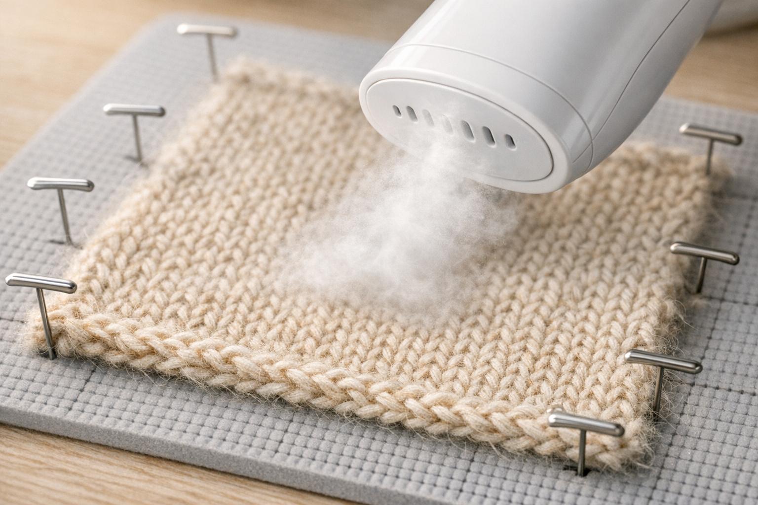 Steam Blocking Alpaca Knits: Step-by-Step Guide