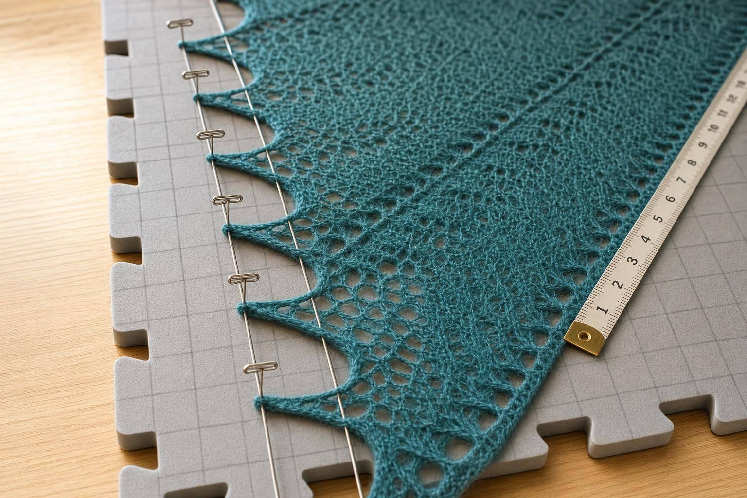 Blocking Mats and Pins for Knitting Projects