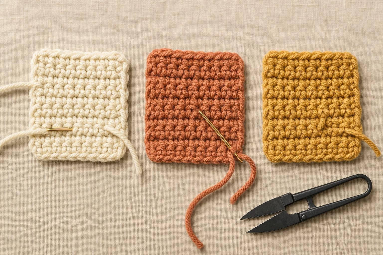 3 Ways to Weave in Ends in Crochet