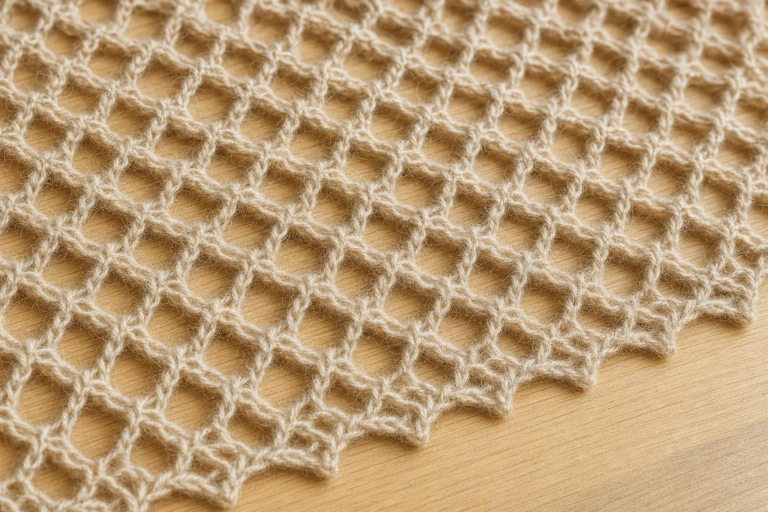 Trellis Shawl in Alpaca: Free Knitting Pattern