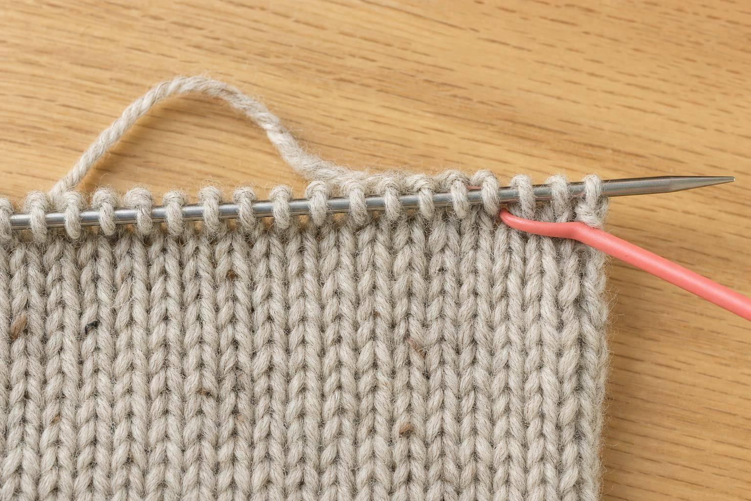 Removing Bind-Off Row: Fix-A-Stitch Steps
