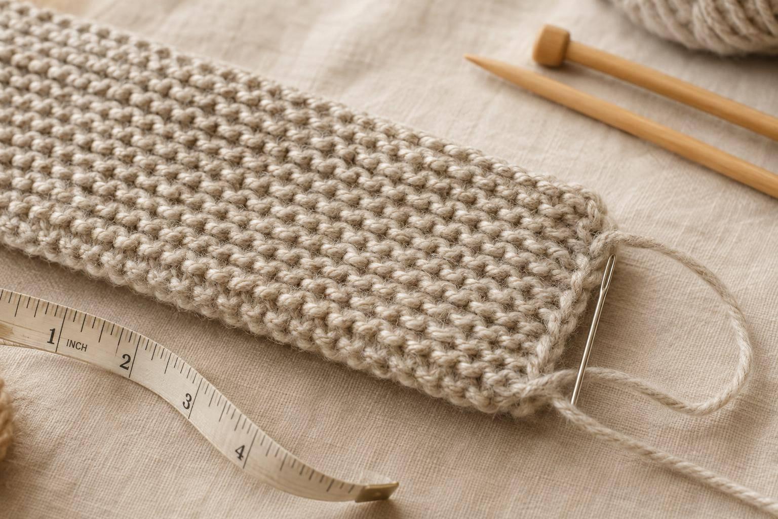 Garter Stitch Headband Free Pattern