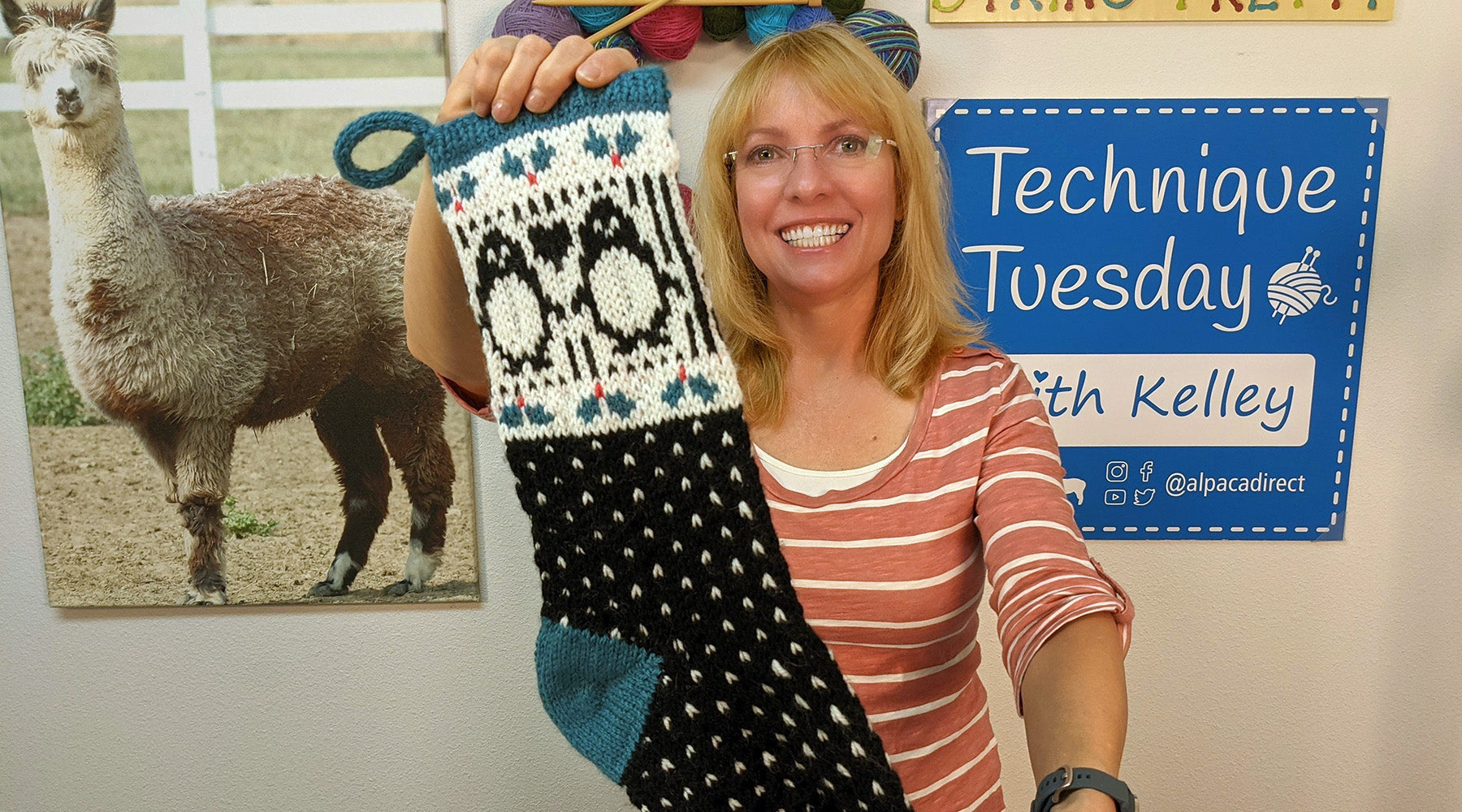 Lining Holiday Stockings + Managing Color Dominance