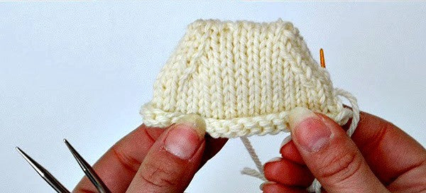sock knitting - graft the toe