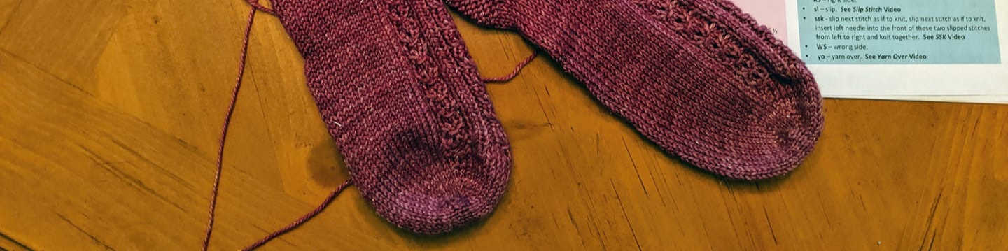Round Toe Pattern for Cuff-Down Socks - Knitgrammer