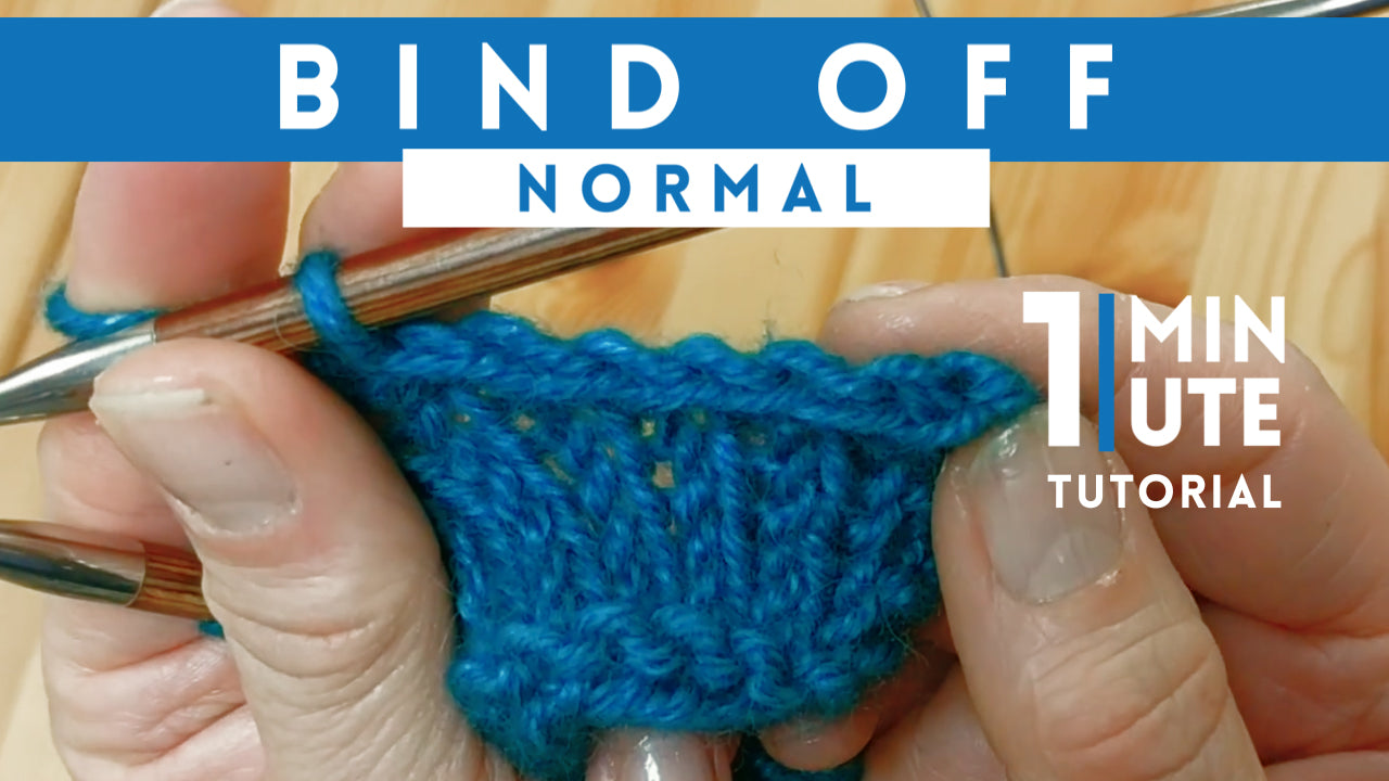 How To Knit A Traditional Bind Off