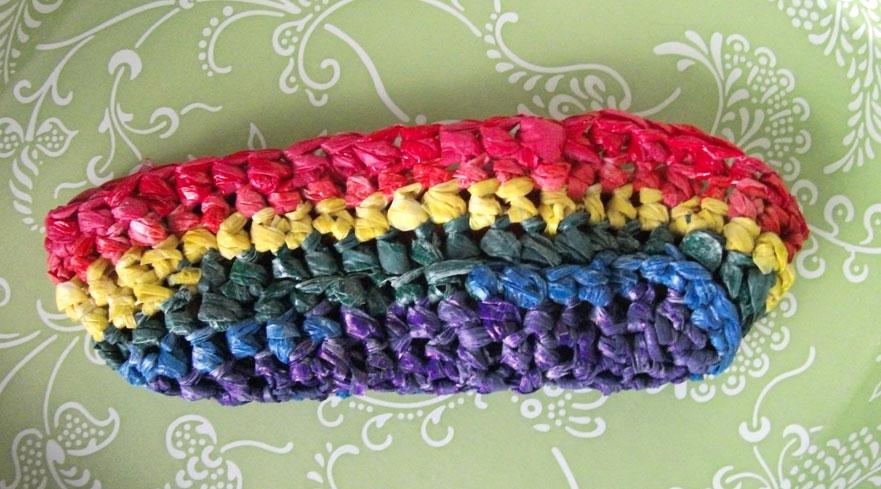 Hand-Dyed Plastic Bag Yarn Tutorial