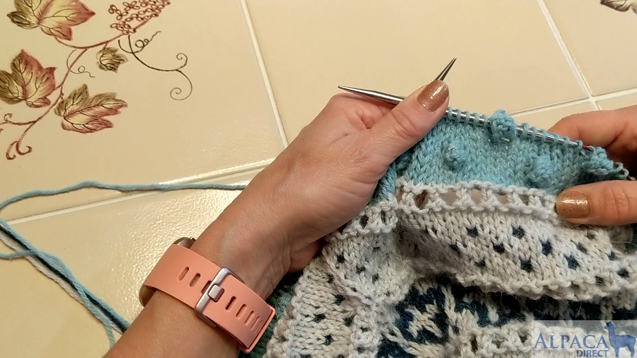 perfect bobble knitting stitch
