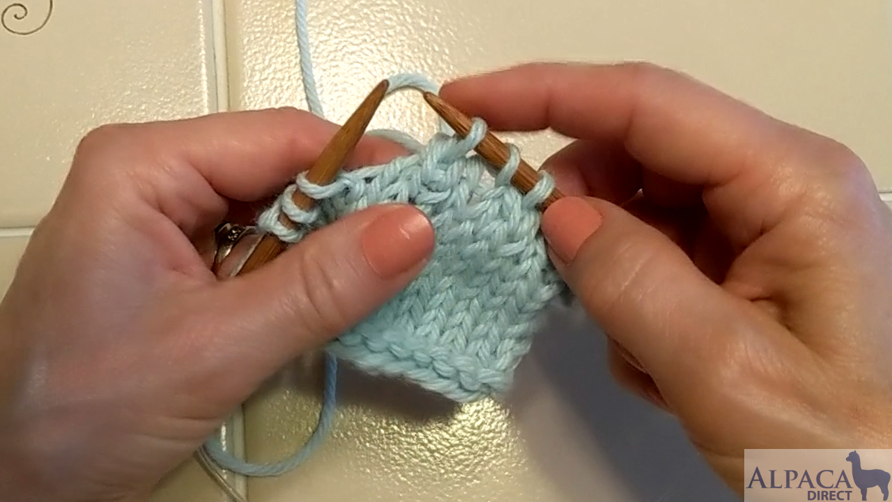 How to Knit the CDD (Center Double Decrease) Knitting Stitch