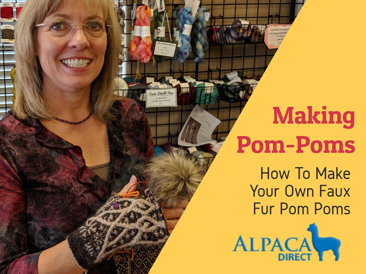 How To Make Your Own Faux Fur Pom-Poms