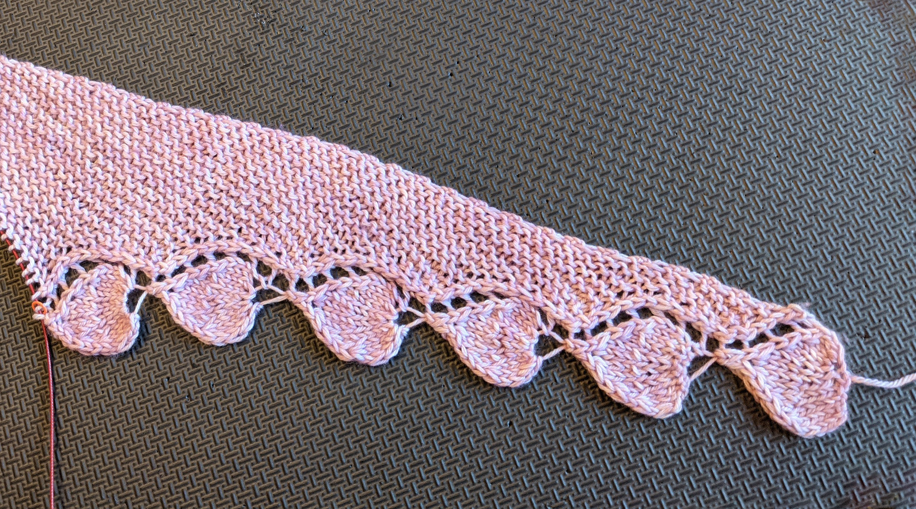 Quickly Knitting a Valentine's Shawl - Knit Your Love