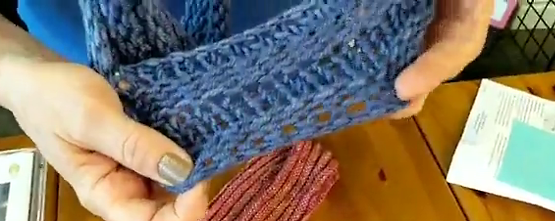 moebius free knit cowl