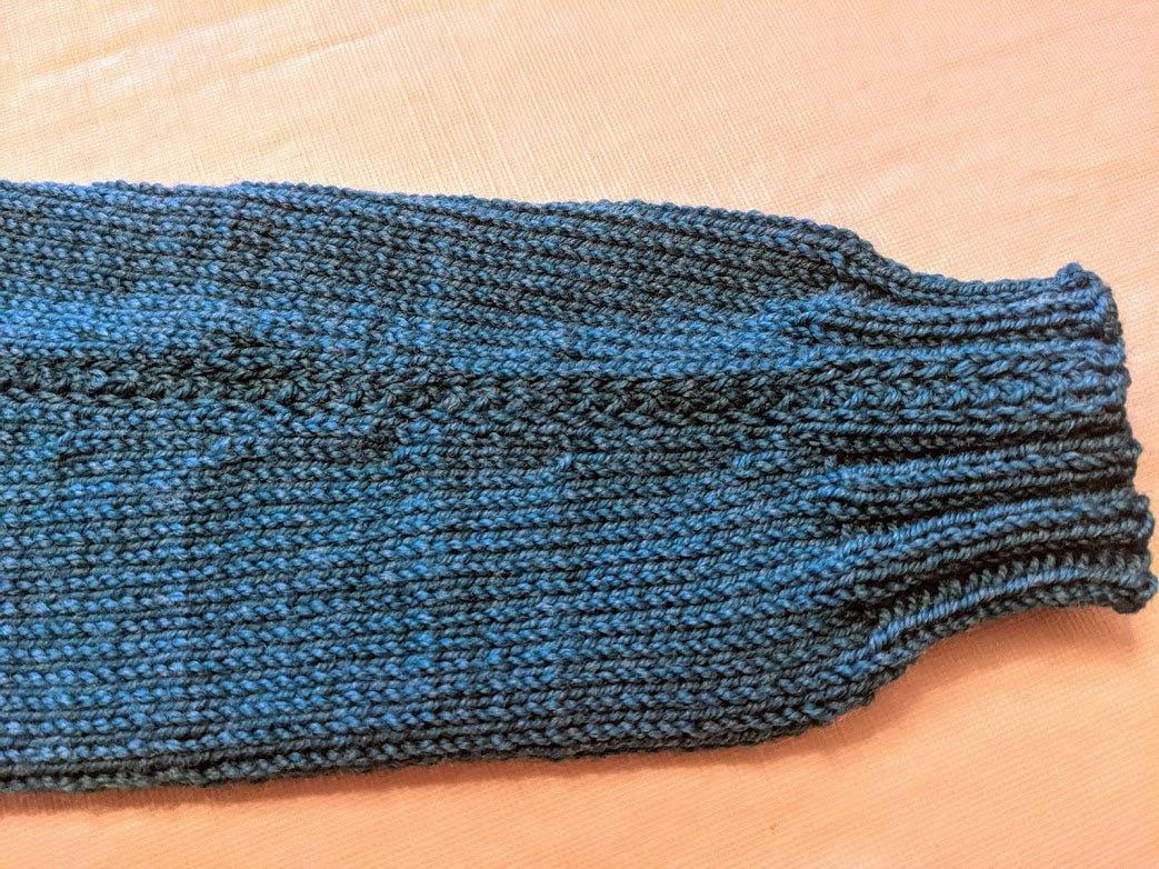 Zip-Up Seamed Sweater Sleeves