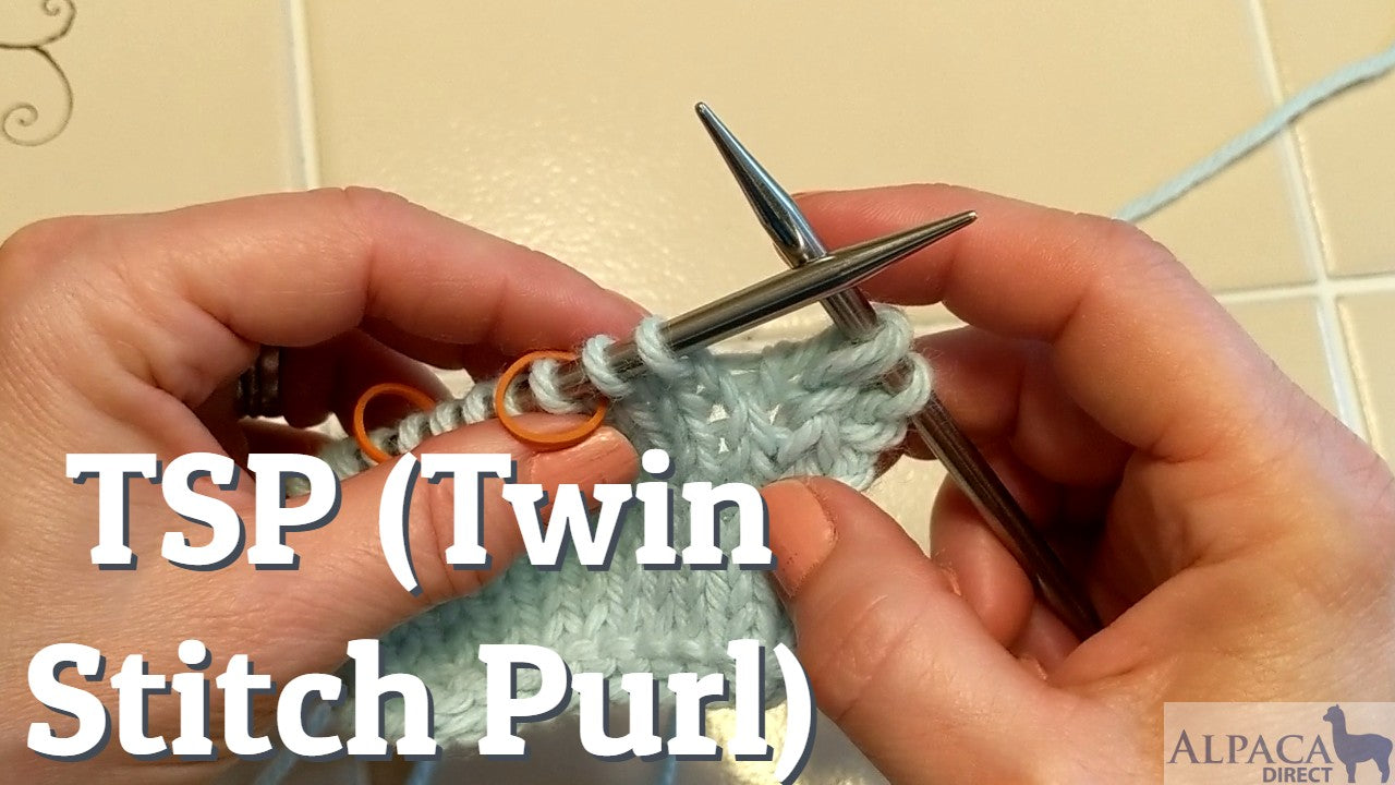 Learn the TSP (Twin Stitch Purl) Knitting Technique