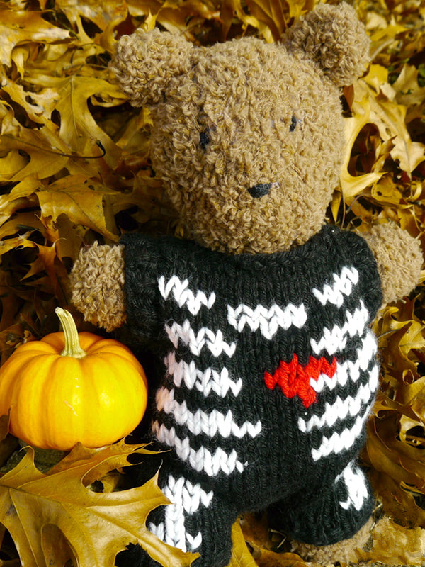 Bones - Teddy Bear Costume Sweater by the Berroco Design Team *Free Pattern*-Patterns-Berroco-Alpaca Direct Main image
