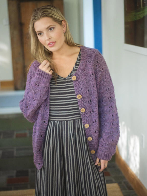 Branchville Cardigan by Amy Christoffers *Berroco Free Pattern*-Patterns-Berroco-Alpaca Direct
